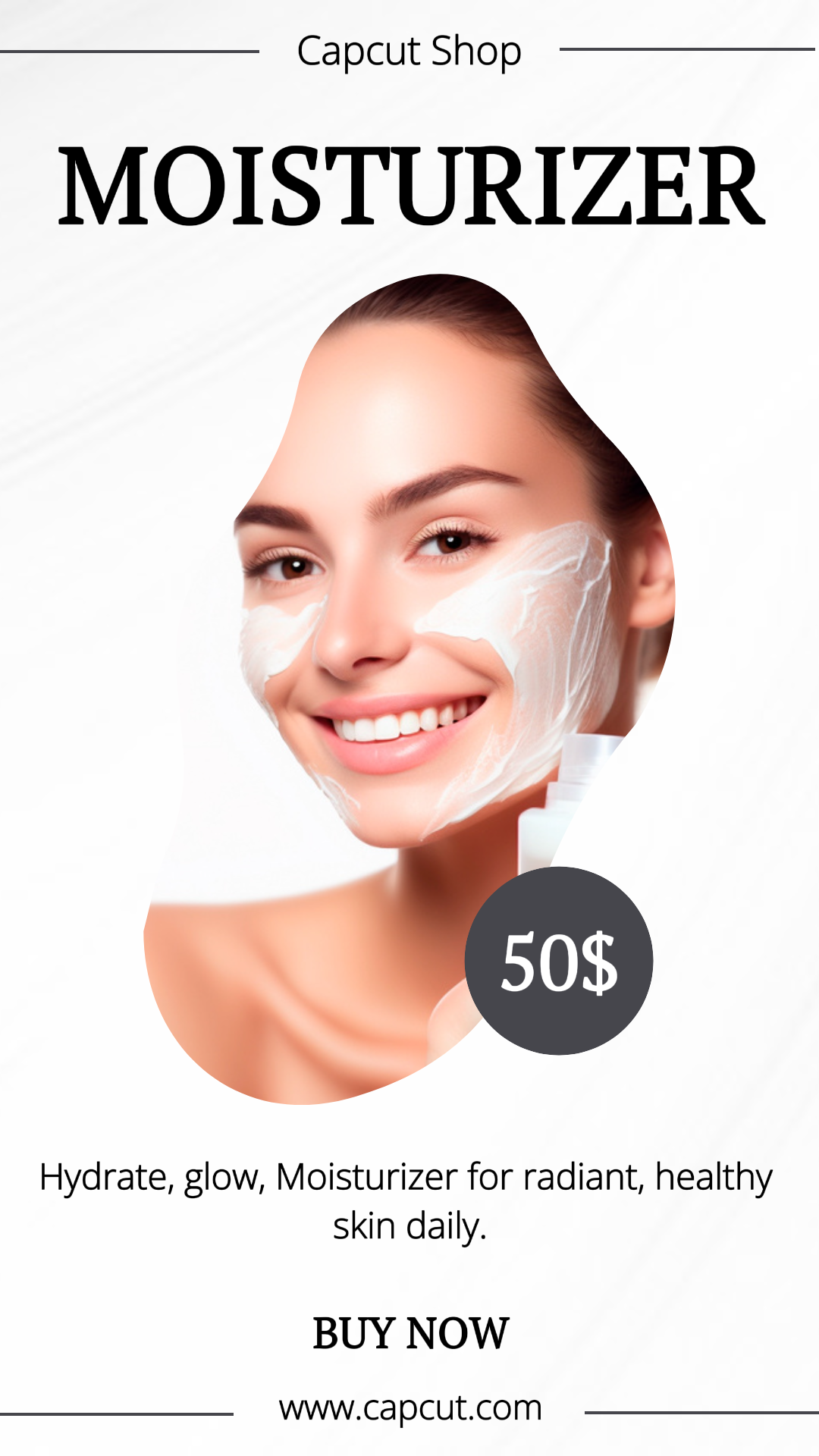 Beauty Moisturizer Product Display Instagram Story