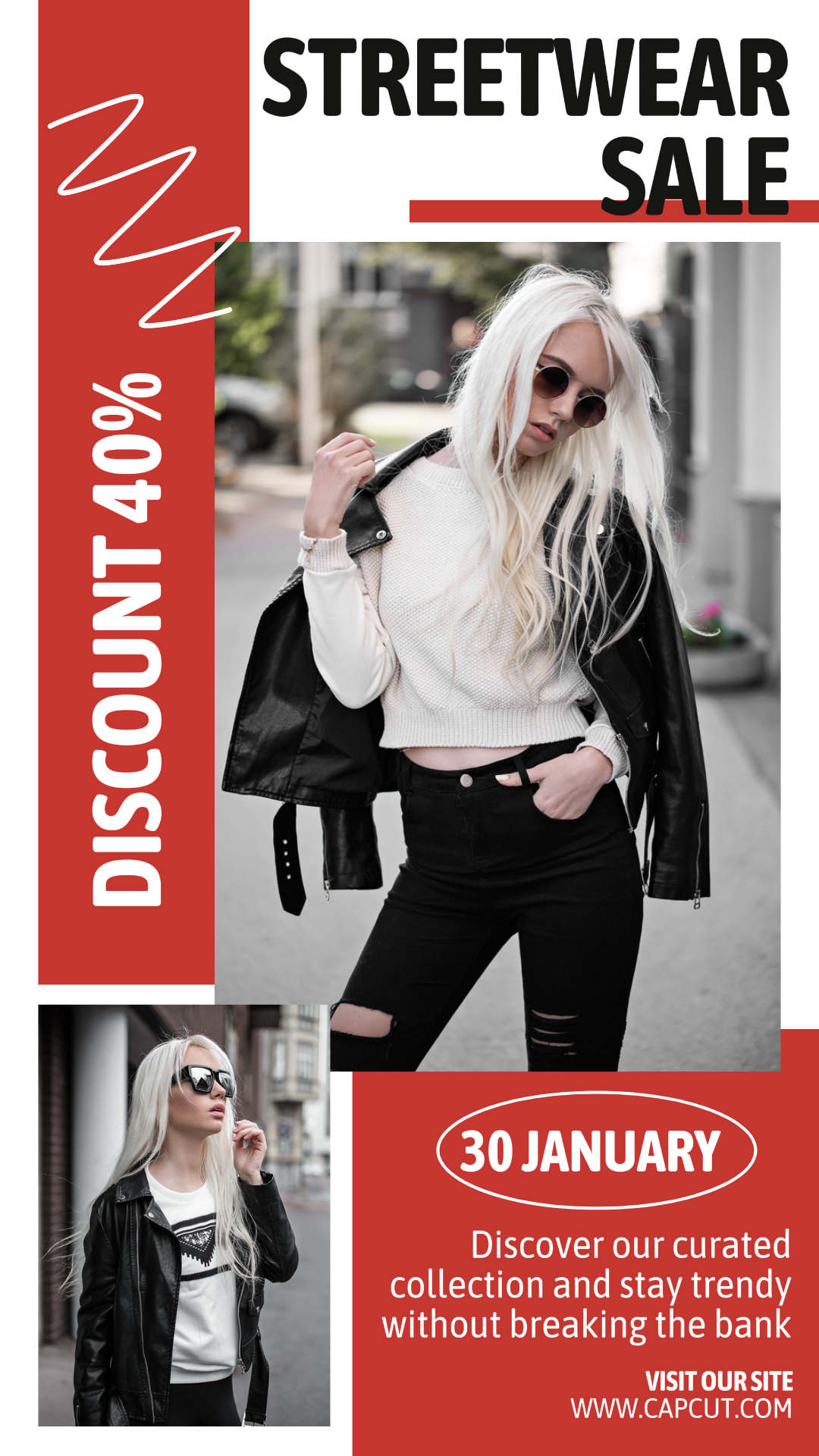 Streetwear Sale Template Instagram Story