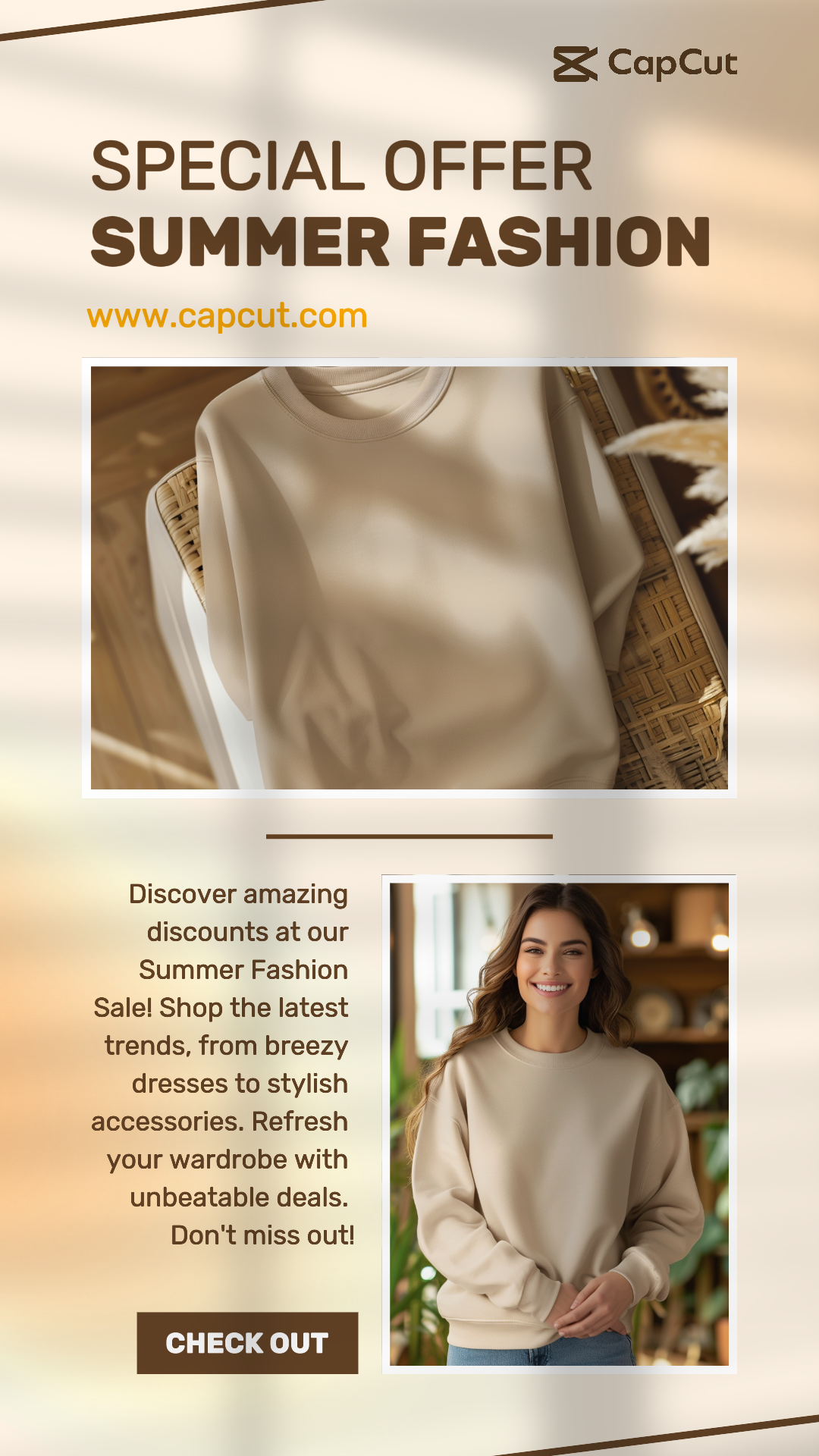 capcut template cover