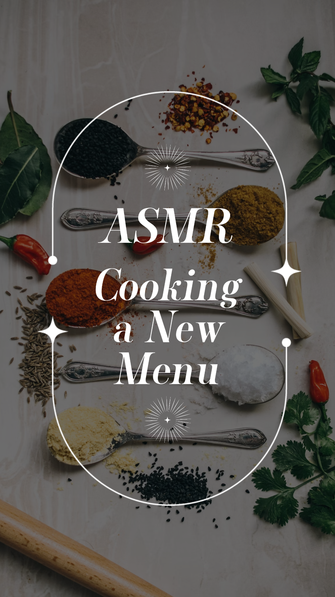 Tiktok thumbnail asmr new food menu