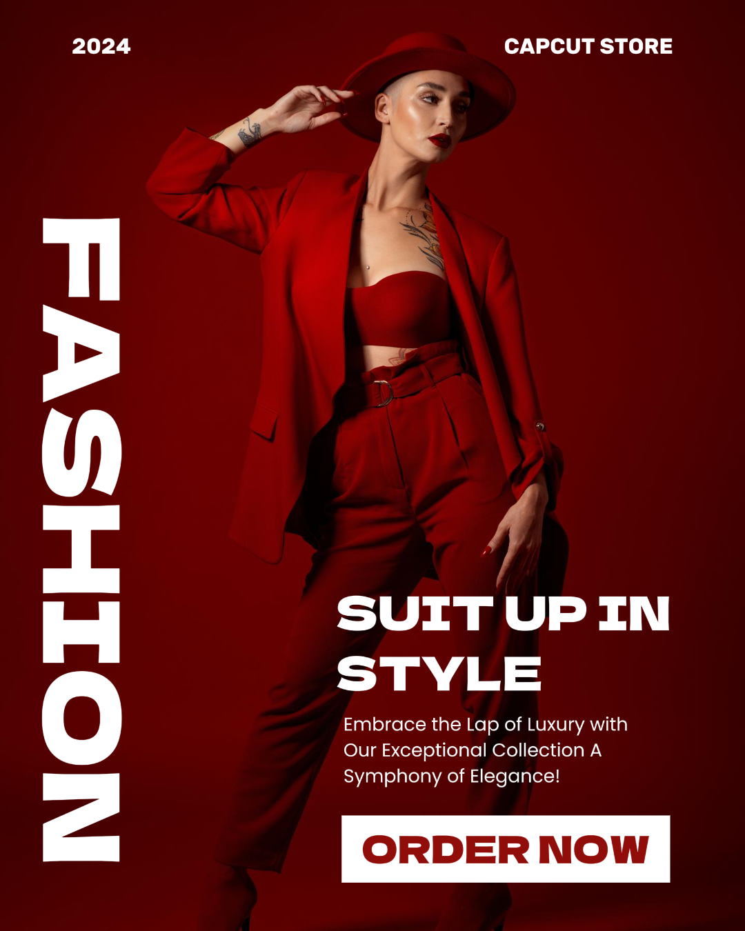 Woman Suit Promotion for Social Media Cover