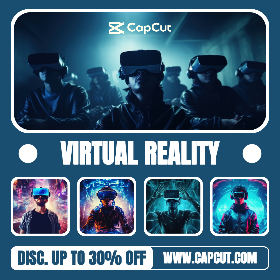 Promotion de la réalité virtuelle Post Instagram