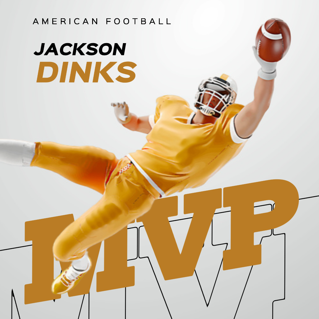 Post Instagram du joueur le plus utile du football américain