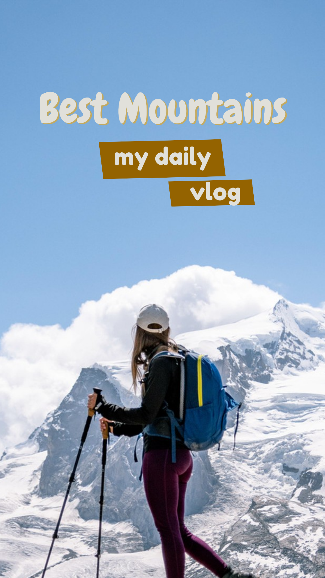 Miniatura do tiktok vlog diário montanhas