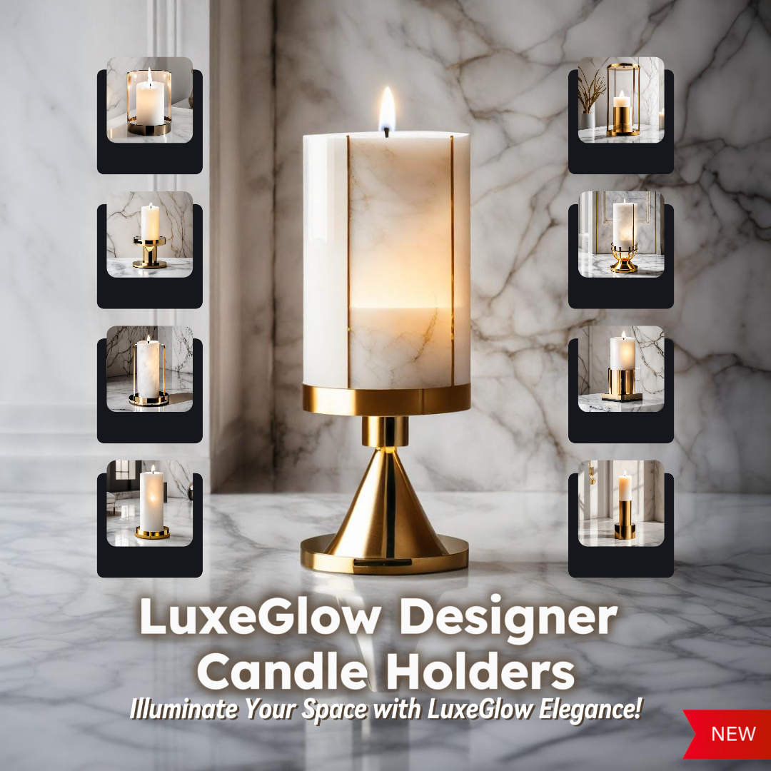 Comercio electrónico Hogar LuxeGlow Diseñador Candelabros Pantalla de productos