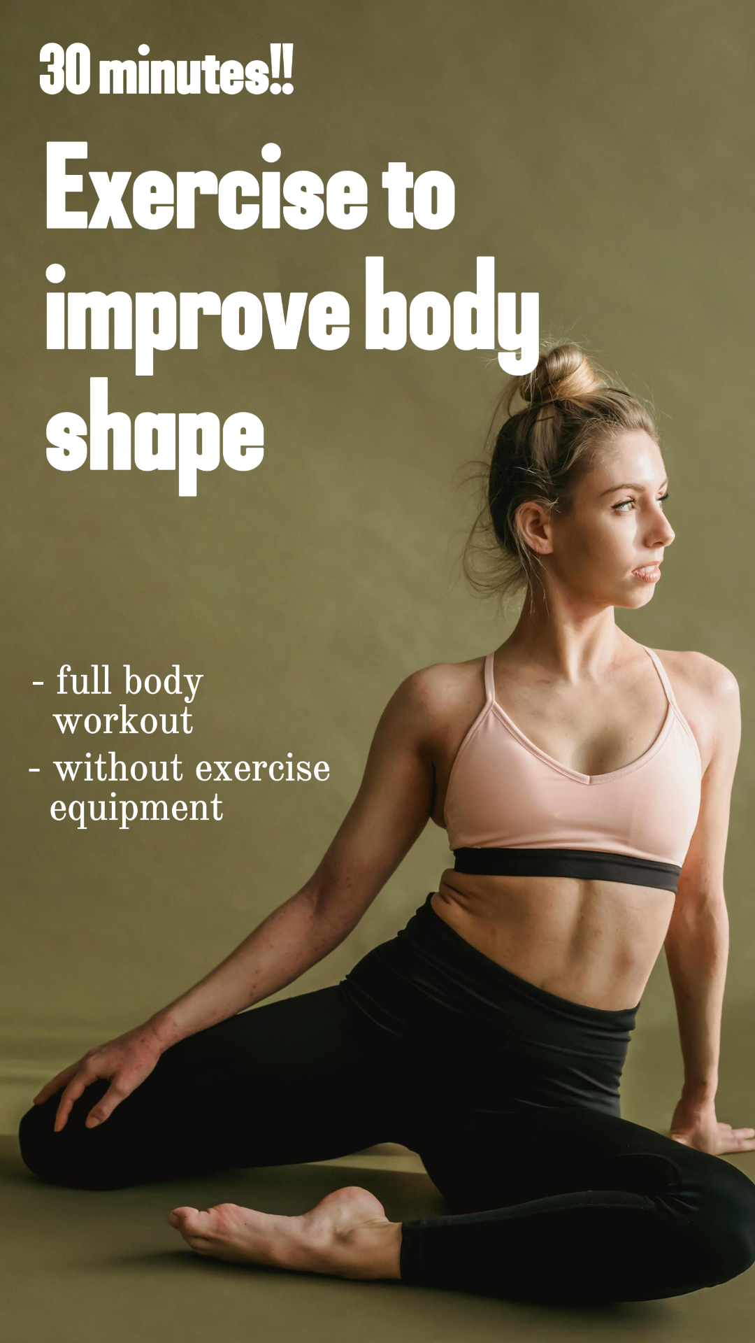 Latihan thumbnail Tiktok untuk memperbaiki tubuh