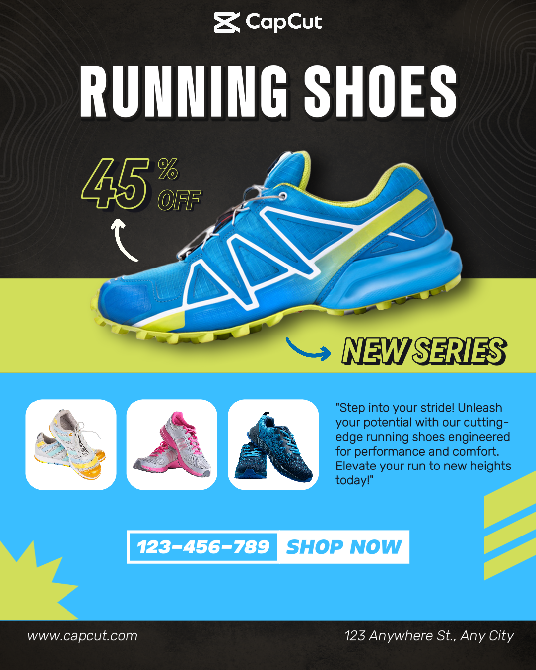 Running Shoes Promotion Instagram Post