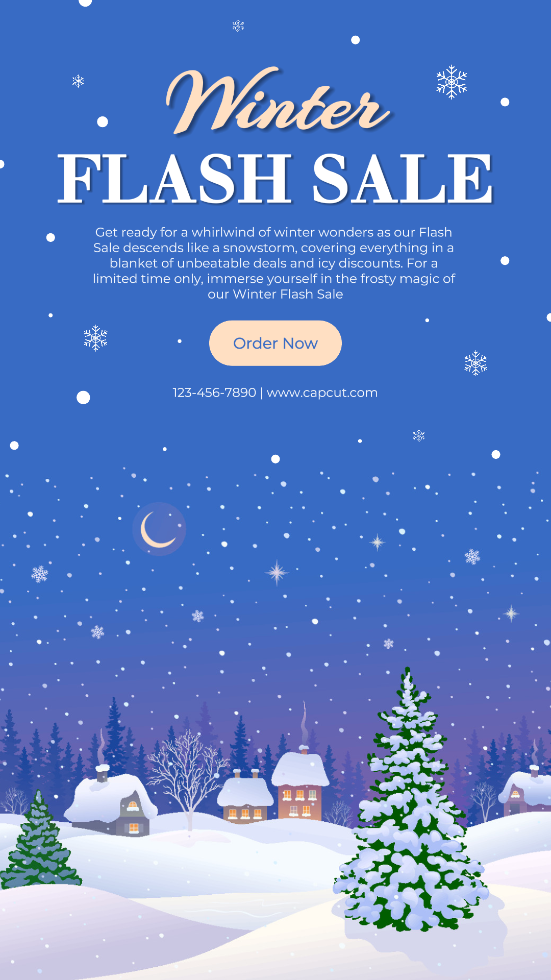 Andere Branchen Winterverkauf Instagram Story 