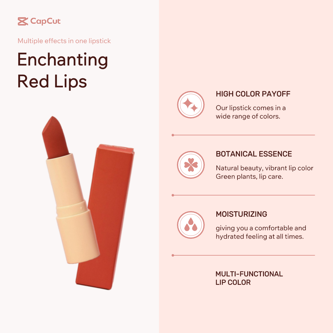 Kosmetik Lipstik Tampilan Minimalis