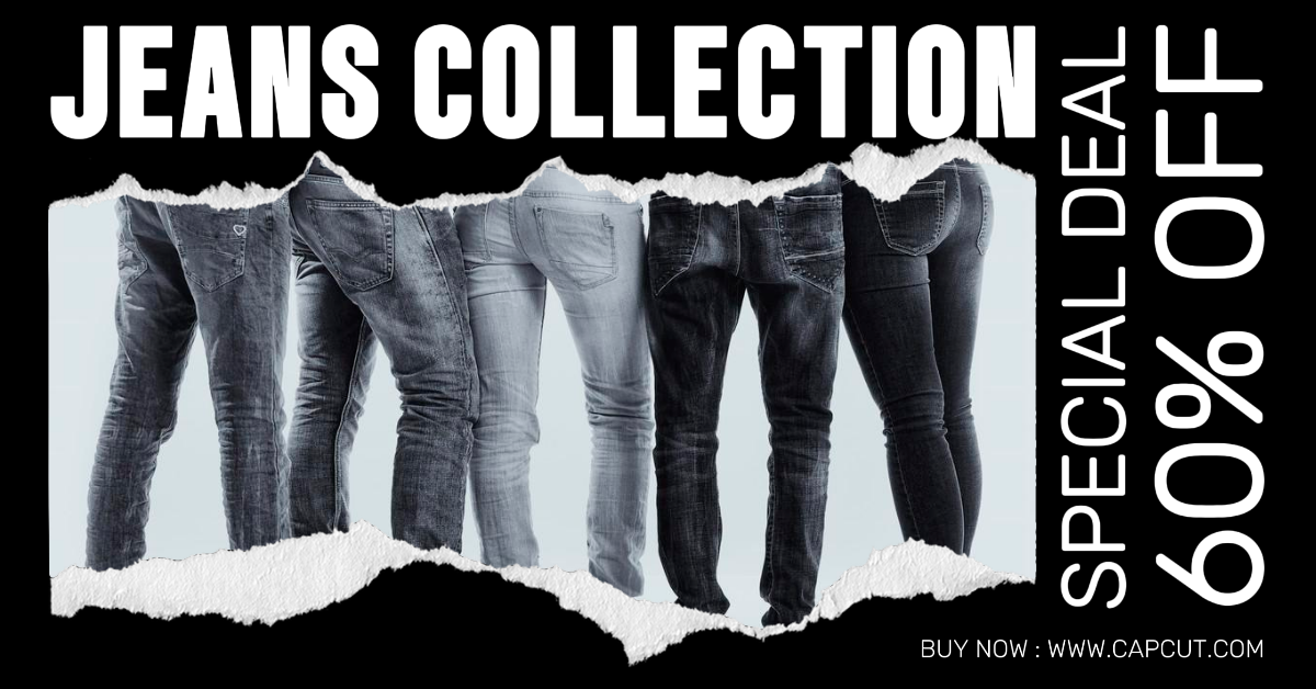 Facebook Ads Promotion Clothing Jeans Collection