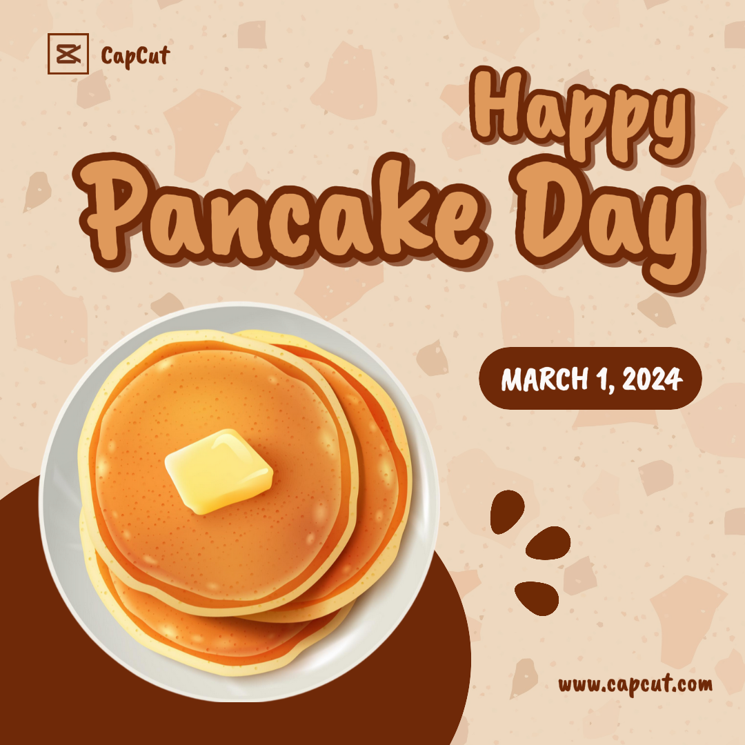 Pancake Day - Feliz Dia da Panqueca - Instagram Post