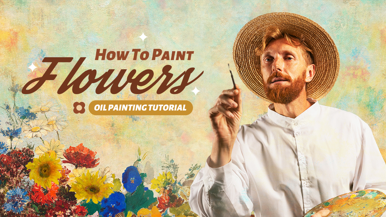 YouTube Thumbnail Learning - Tutoriel de peinture à l'huile