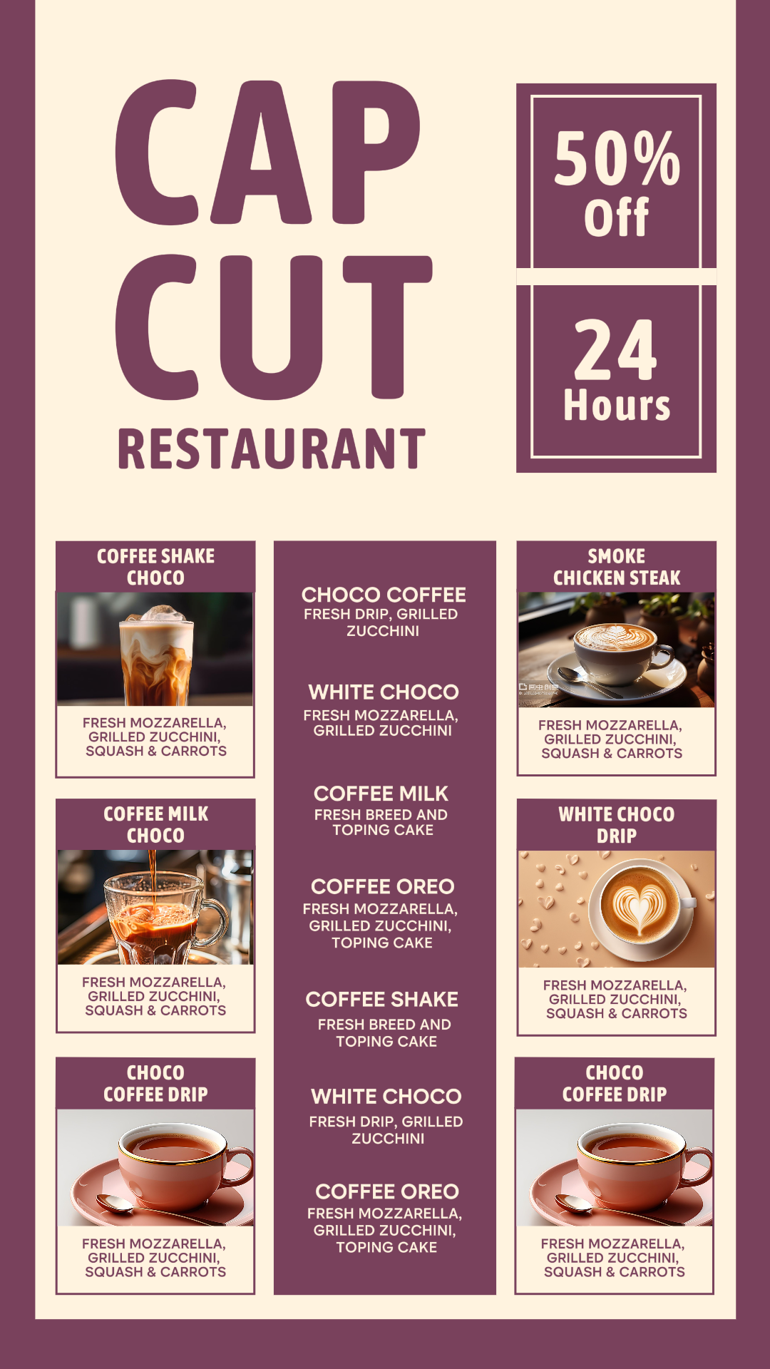 food and Beverage sales promotion instagram story Simple soft