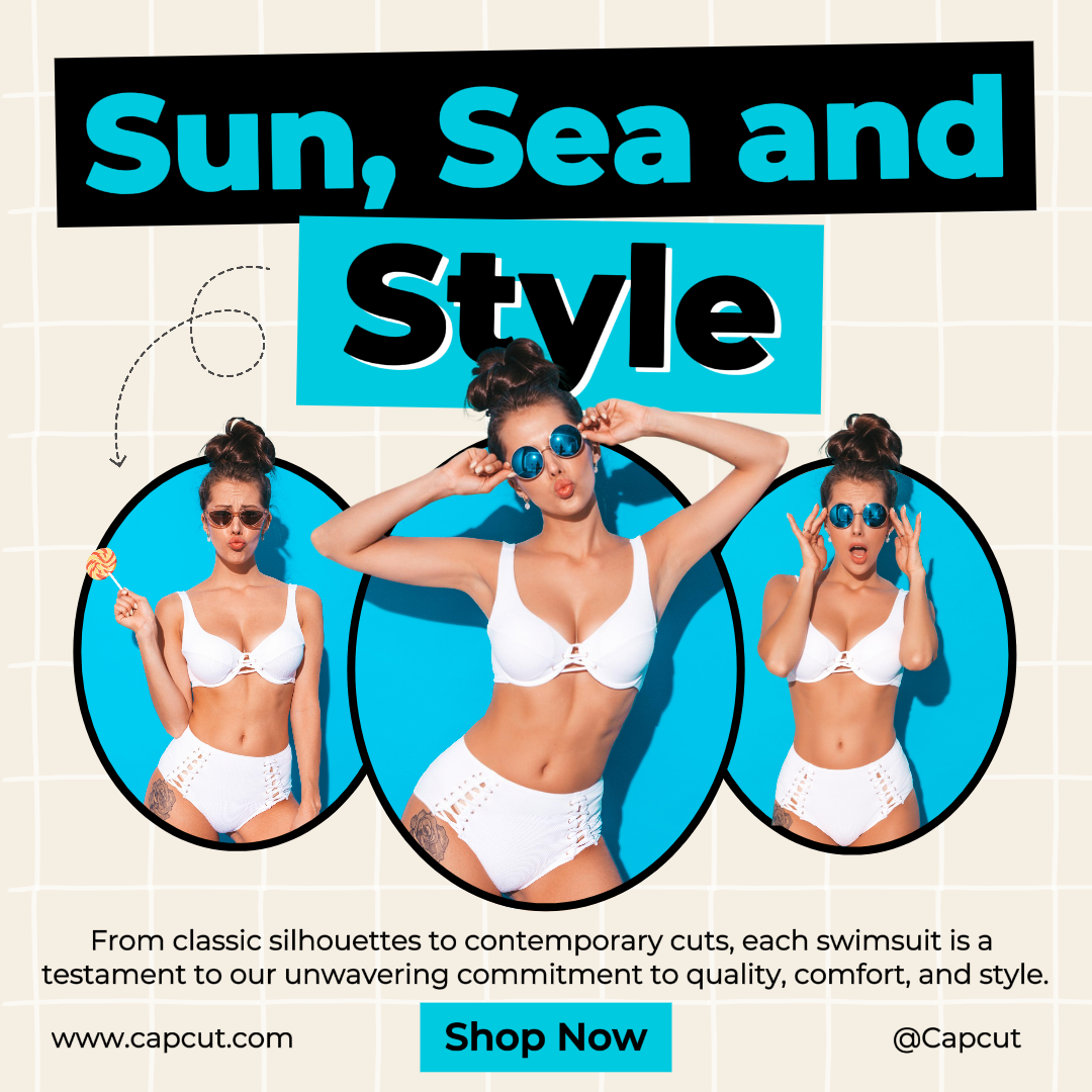 Roupas - Pôster de marketing Exibição de produtos para roupas de verão Post no Instagram Estilo atraente