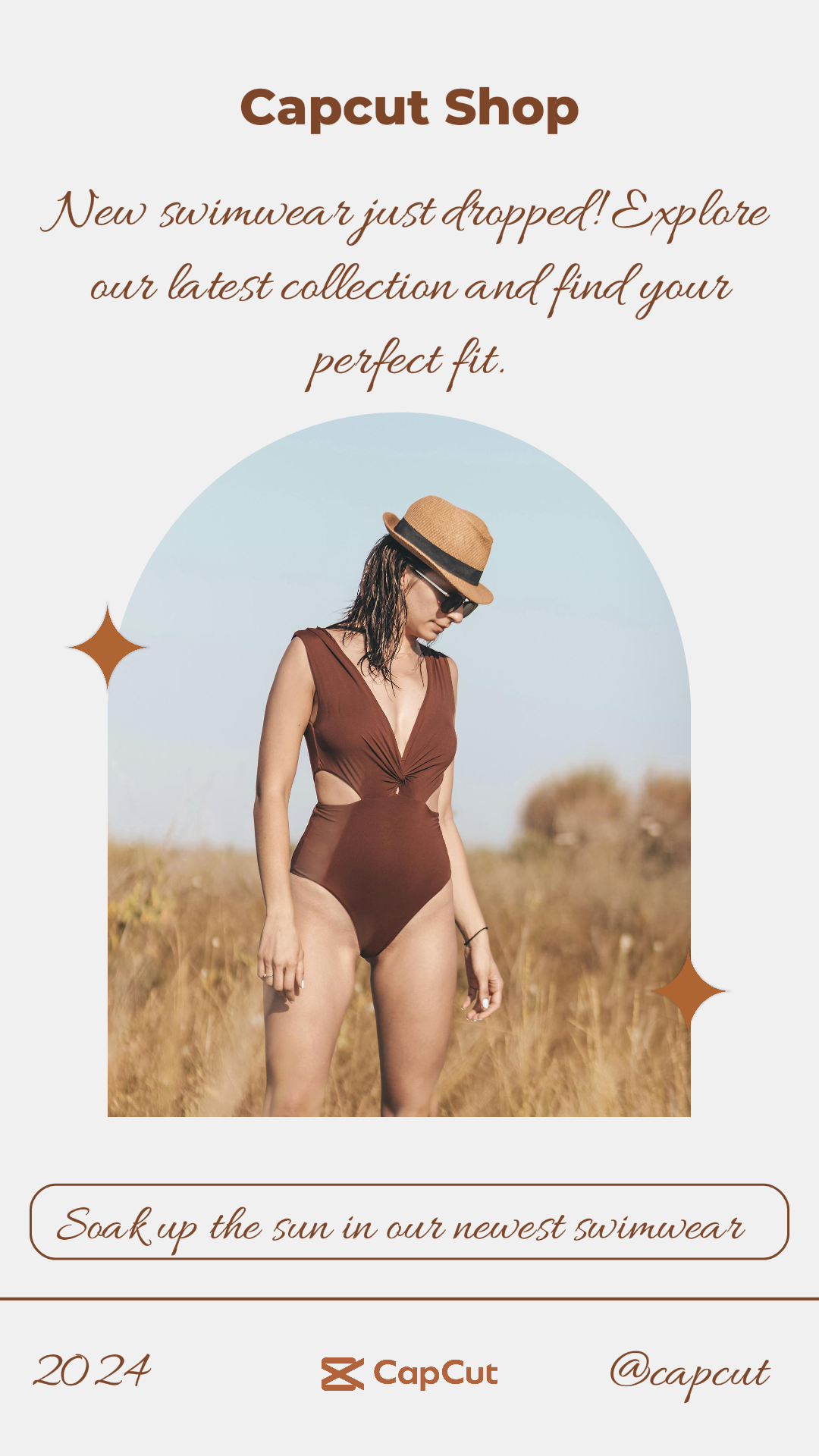 Plantilla de imagen Historia de Instagram Ropa y zapatos Ropa de baño 