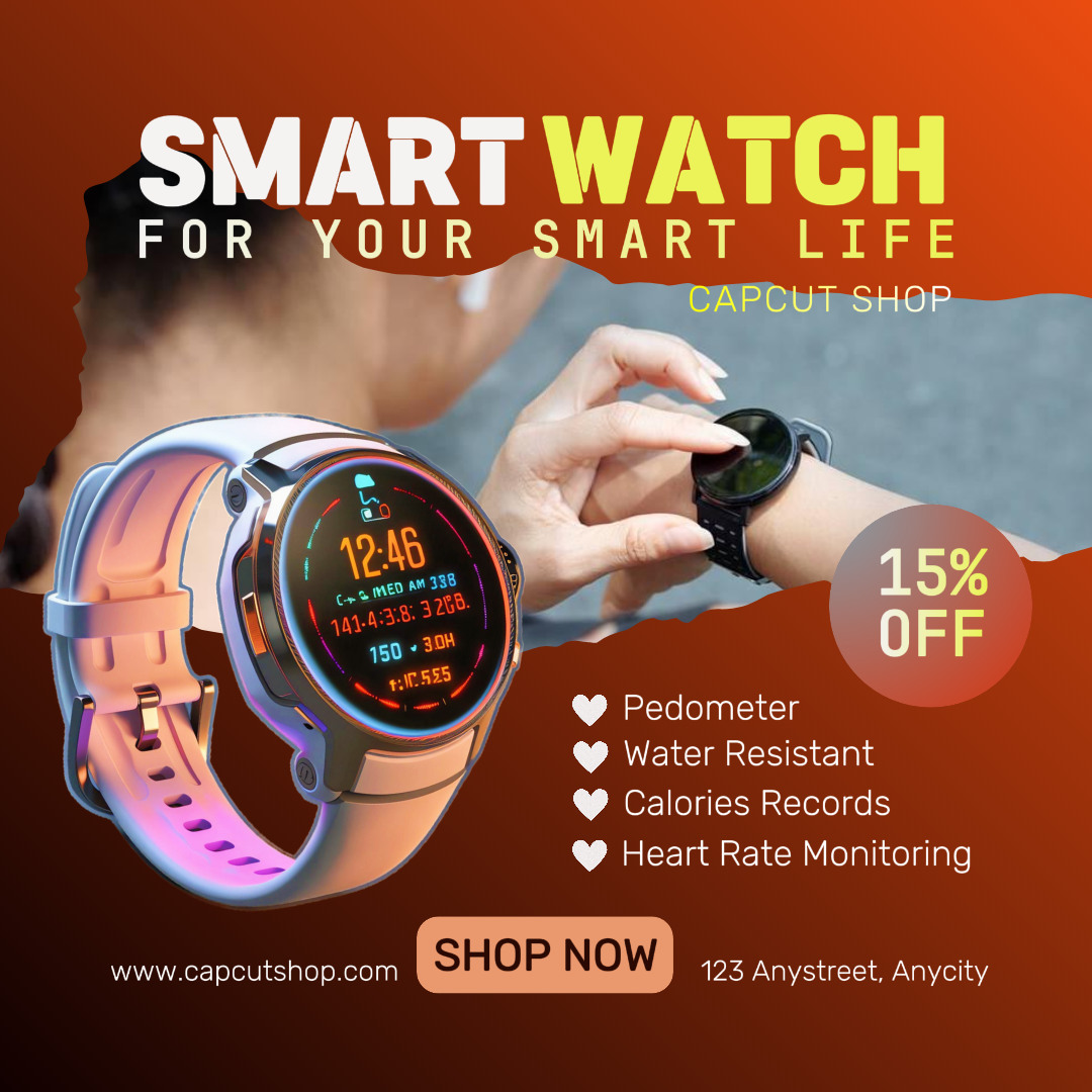 Electronic Smartwatch Instagram Post 