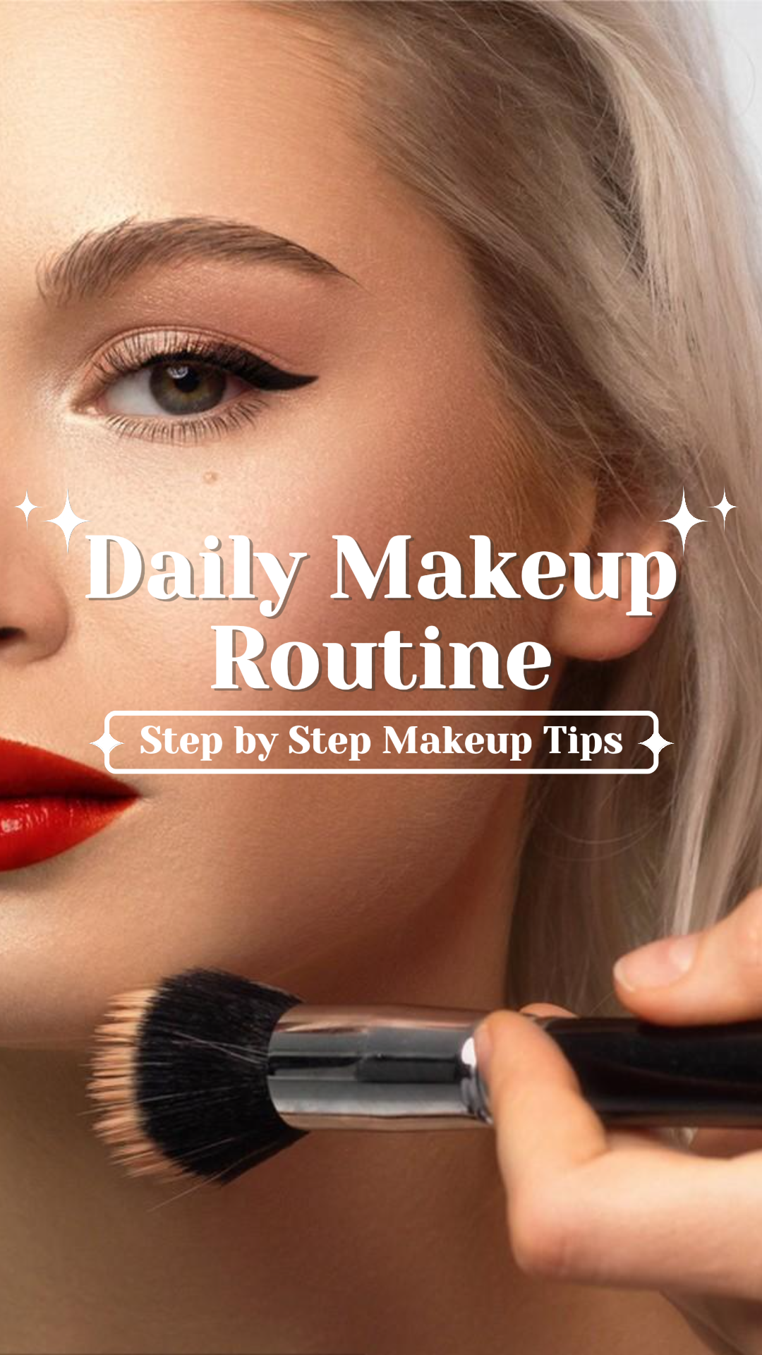 Tiktok Thumbnail Daily Makeup Routine Vlog