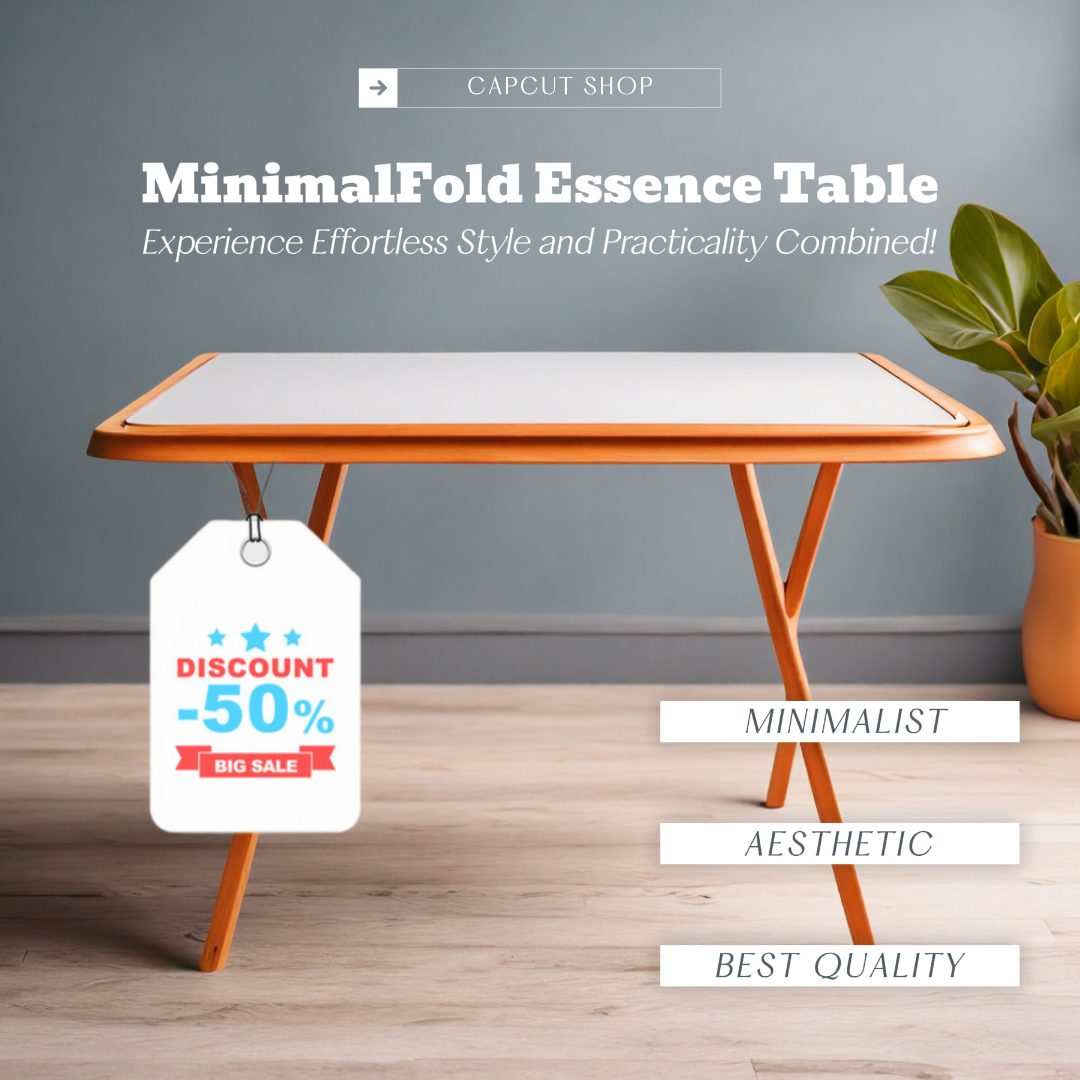 E-commerce Household Folding Table Product Display