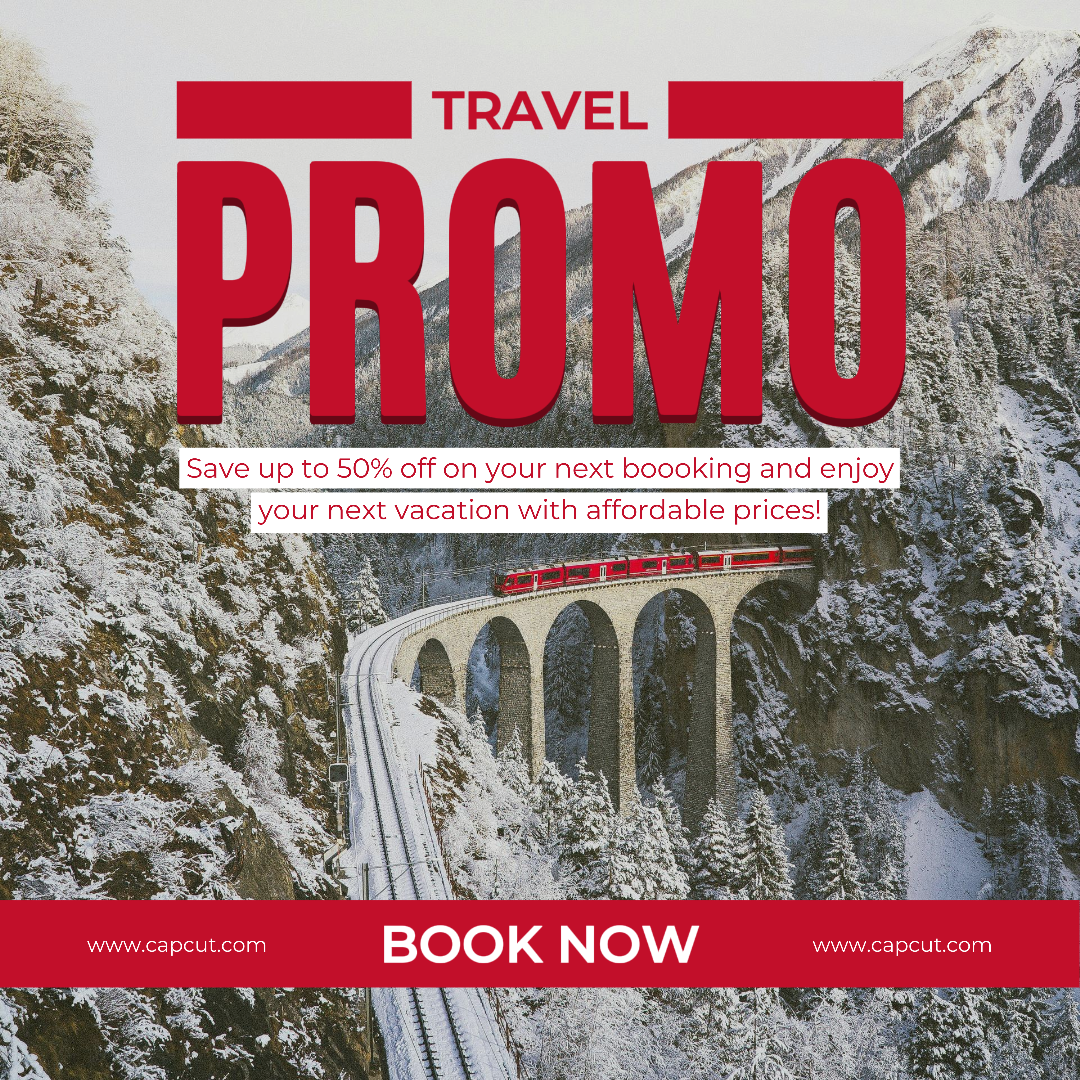 Pôster de Marketing de Viagem Insta Post Promo de Viagem