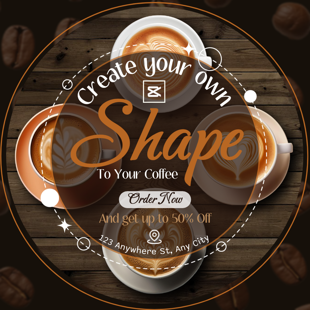 Bebidas Instagram Post Café Crea Tu Forma