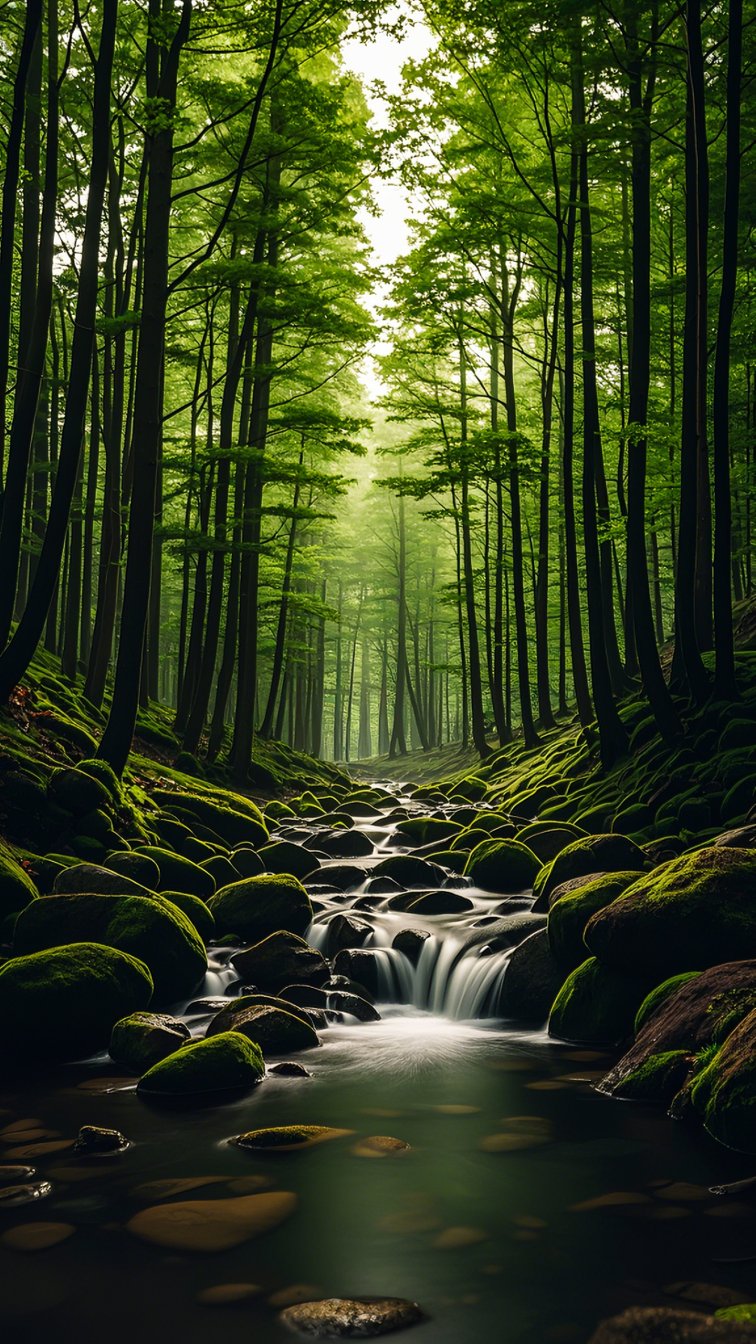 Wallpaper - Creative Poster - Forest Trees