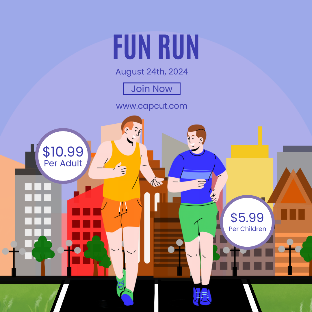 Sports and Match Athletics Event Run Creative Poster Instagram Post Black and White Minimalist