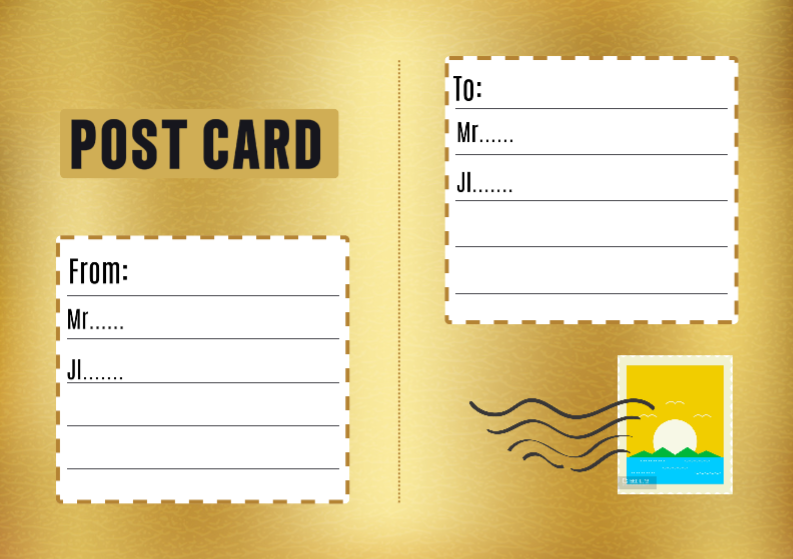 officiel de la carte postale 