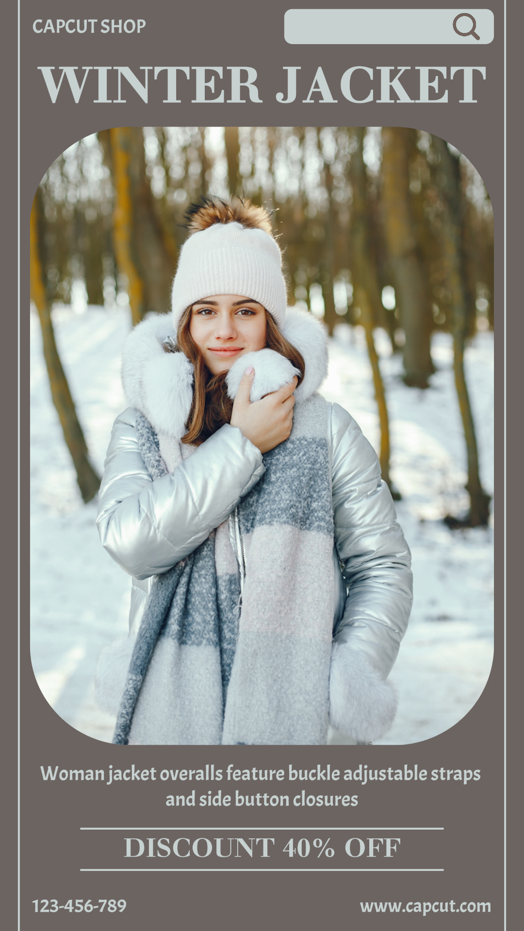 Fashion Winter Jacket Sale Promotion