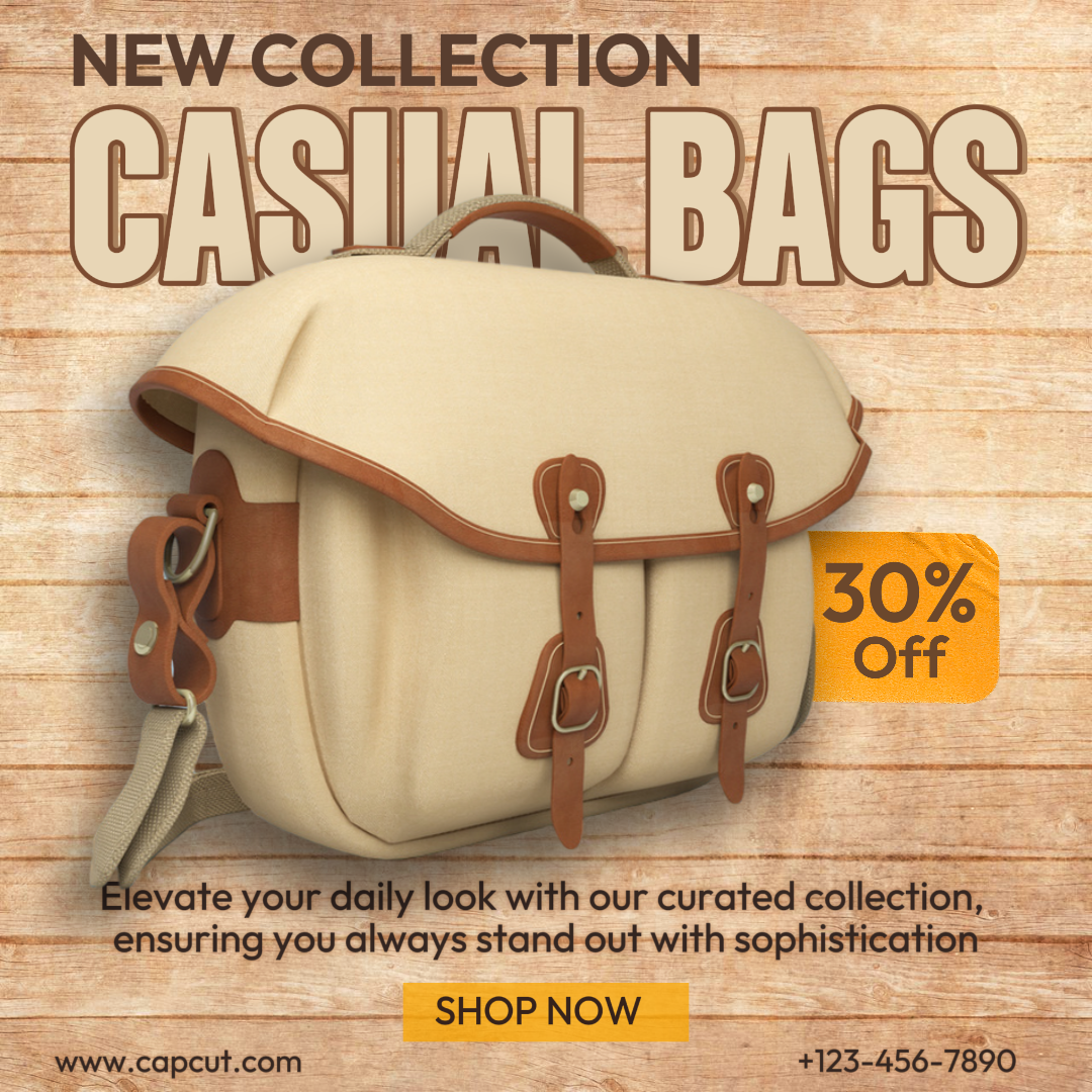 Promoção de bolsas de moda post no instagram