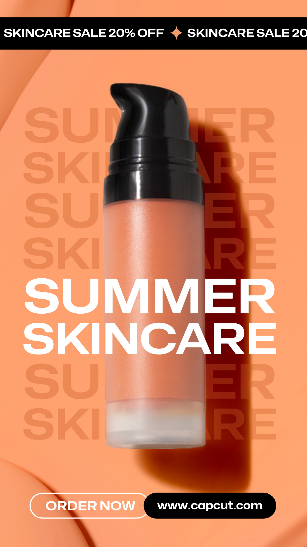 Poster Pemasaran Perawatan Kecantikan Promosi Perawatan Kulit Musim Panas Kisah Instagram