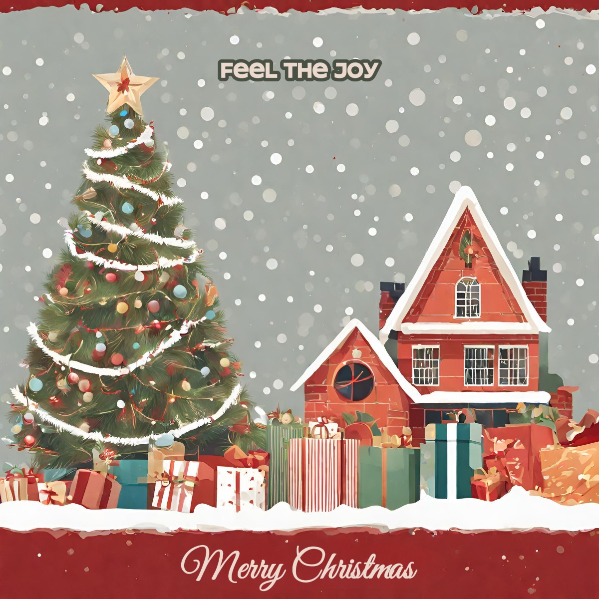 Happy Christmas Day Greeting Linkedin Post