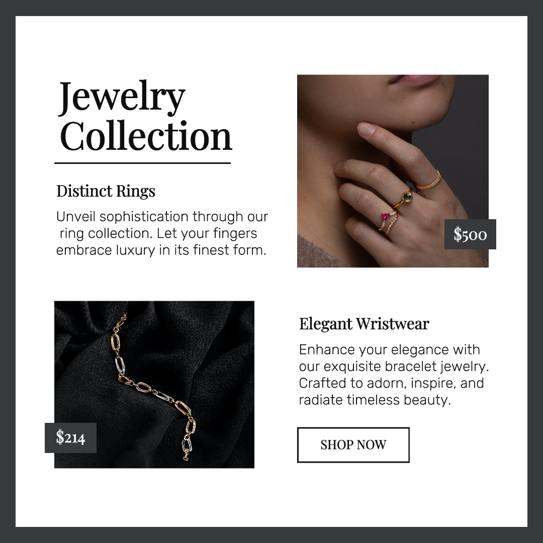 Modeschmuck Instagram Post