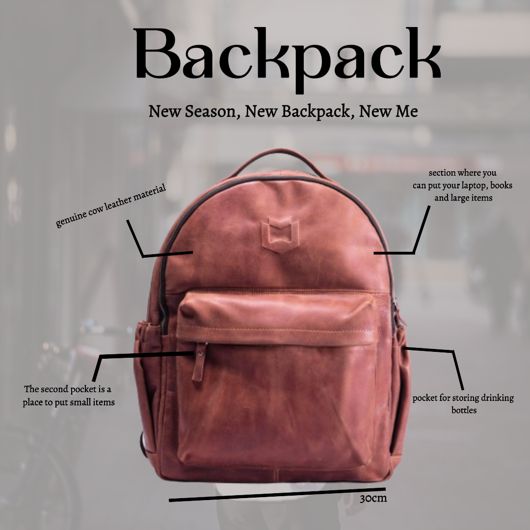 E-Commerce Moda Mochila Marrom Produto Destaque