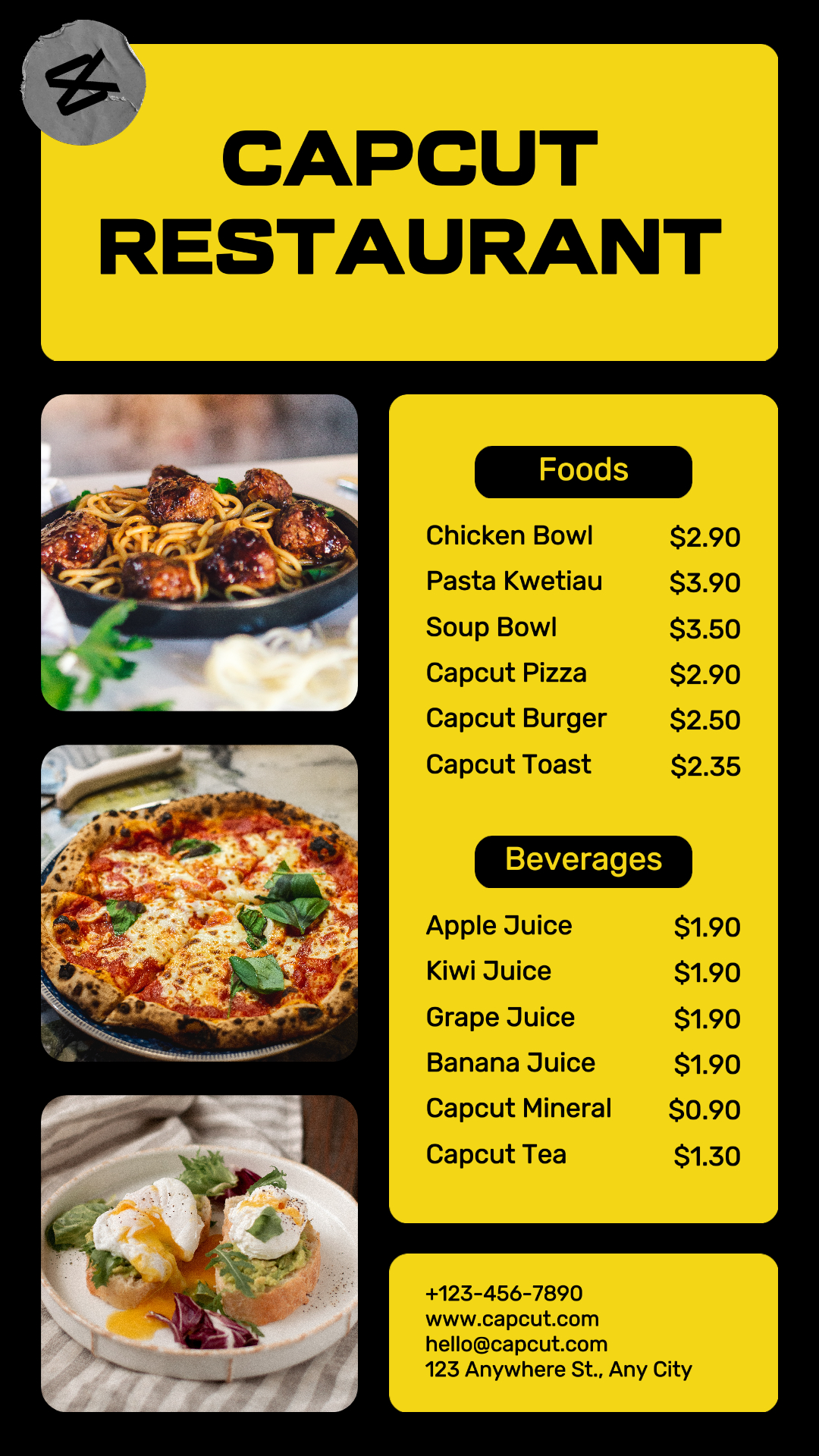 capcut template cover