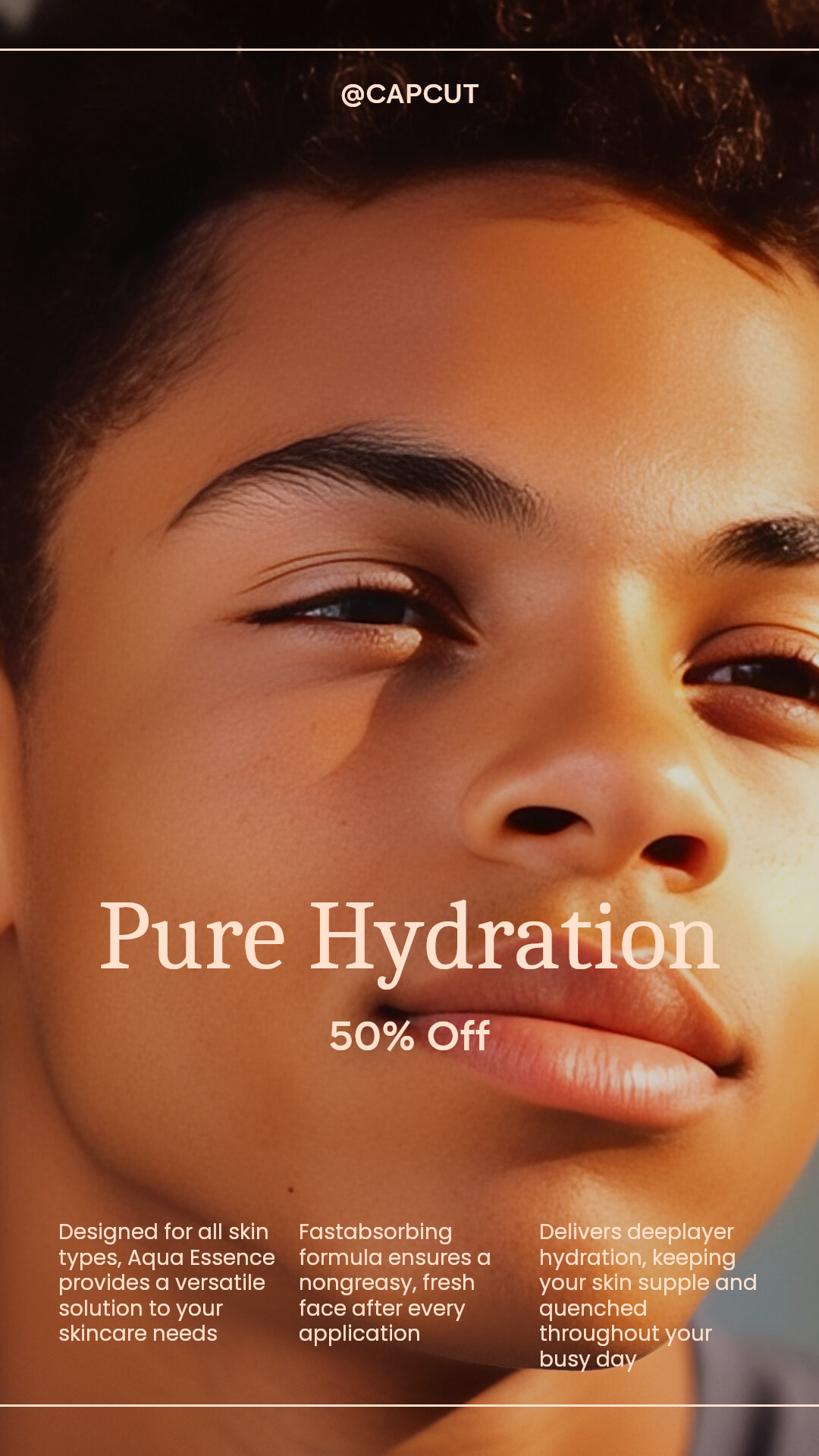 Belleza y cuidado personal Exhibición del producto Presentación detallada