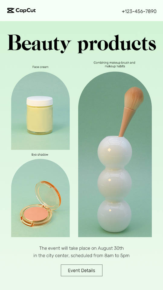 Beauty Makeup Facial cleanser Promotion Simplicity