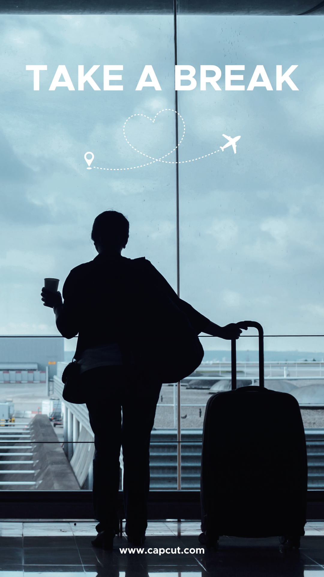 Viagem Criativo Poster Instagram Story Faça uma pausa