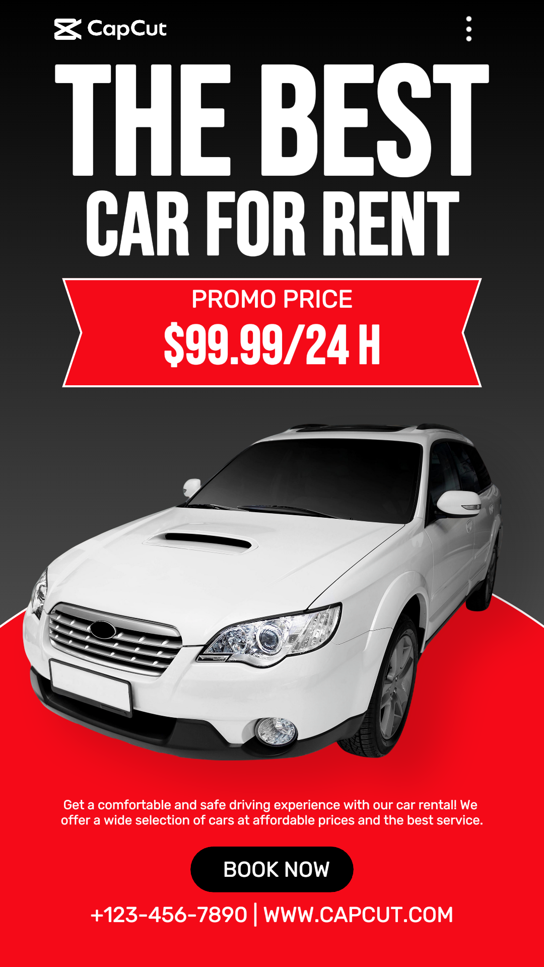 Cars - Marketing-Poster Bestes Auto zur Miete