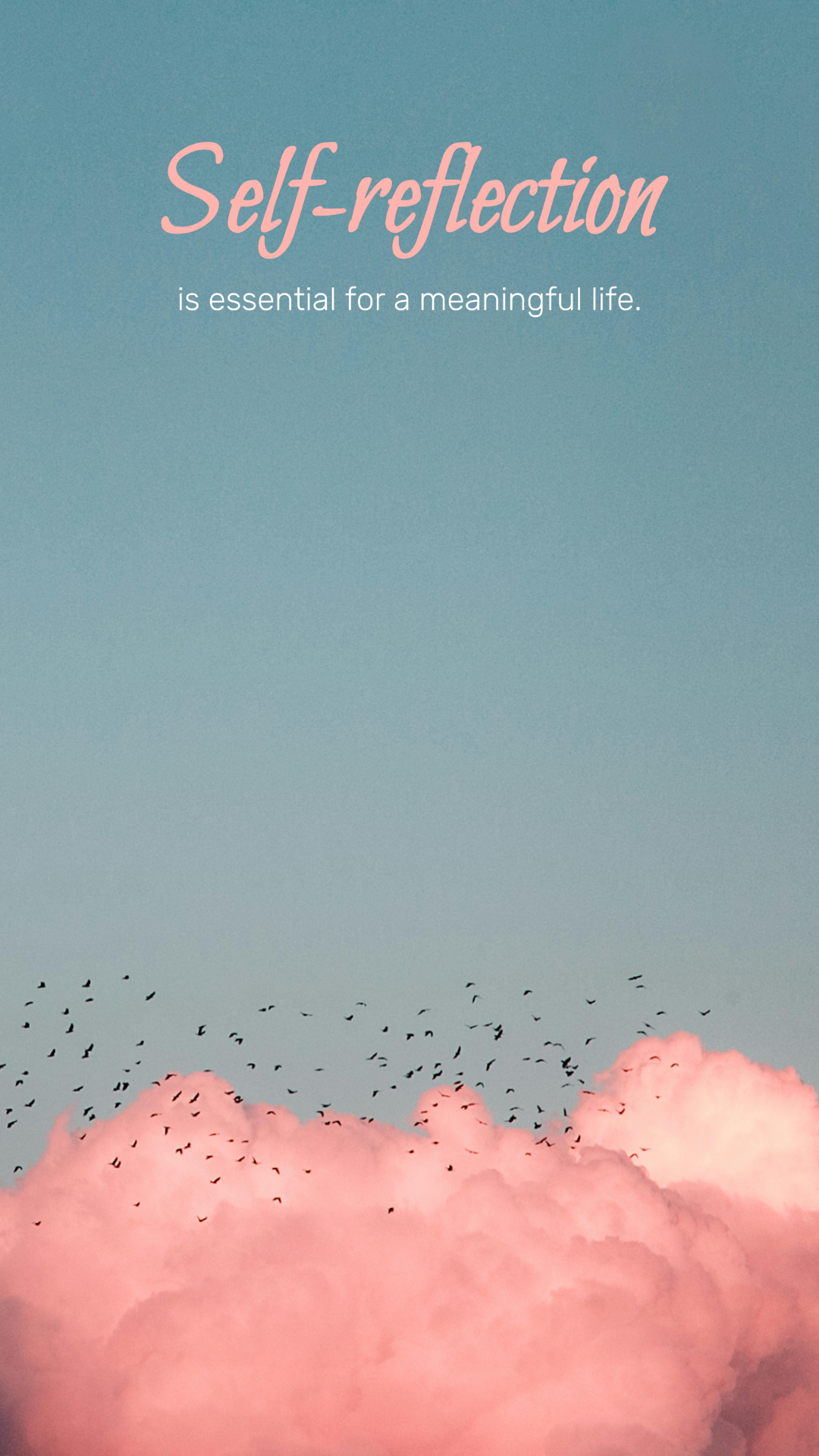 Wallpaper - Refleksi diri sangat penting untuk kehidupan yang bermakna