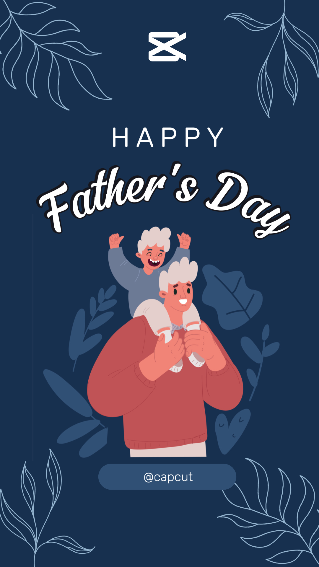 Fête des pères - Affiche créative de l'industrie générale TikTok