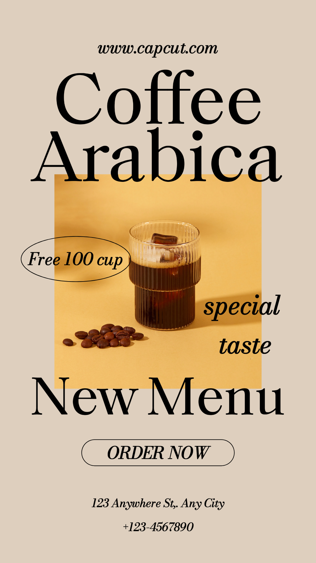 Pemasaran Makanan IG Story Arabica Coffee