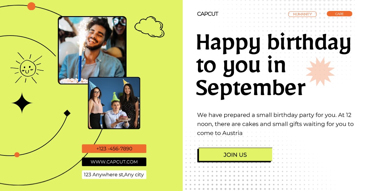 Minimalis Acara Ulang Tahun Bisnis