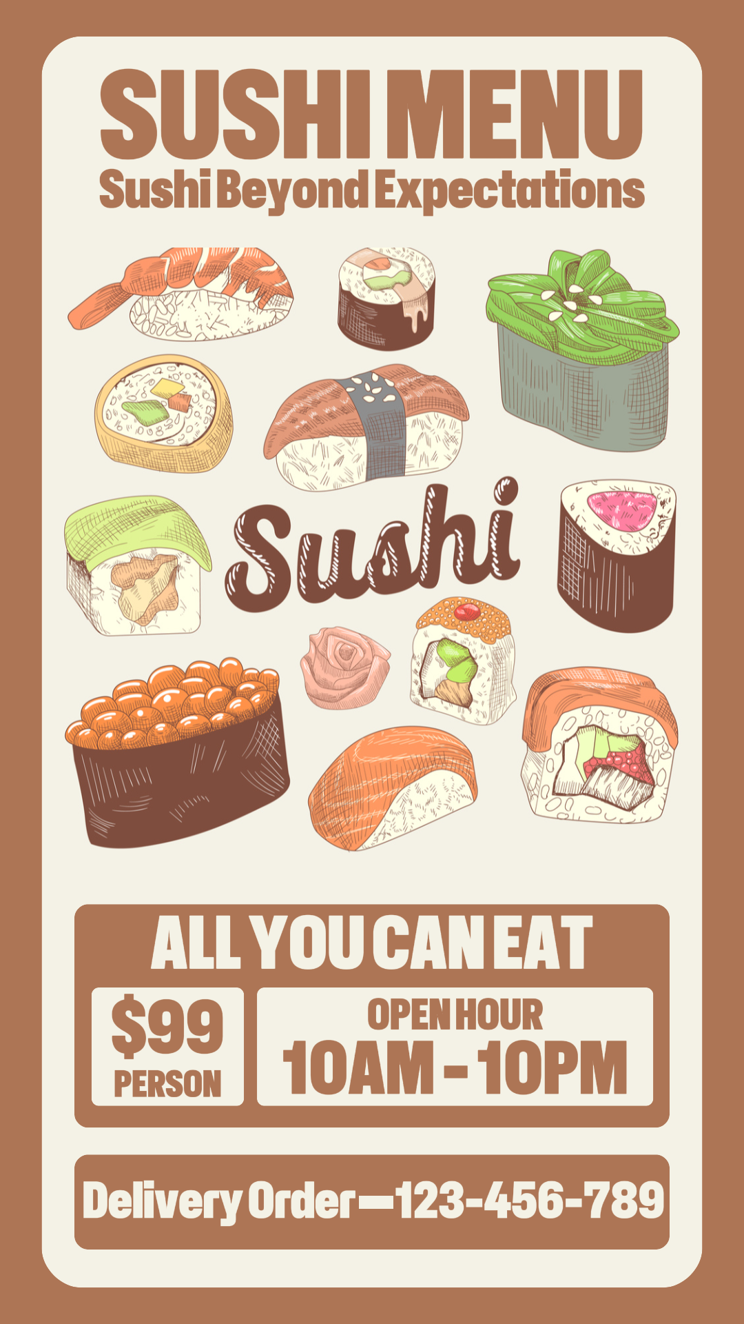 Comida Todo Lo Que Puedes Comer Sushi