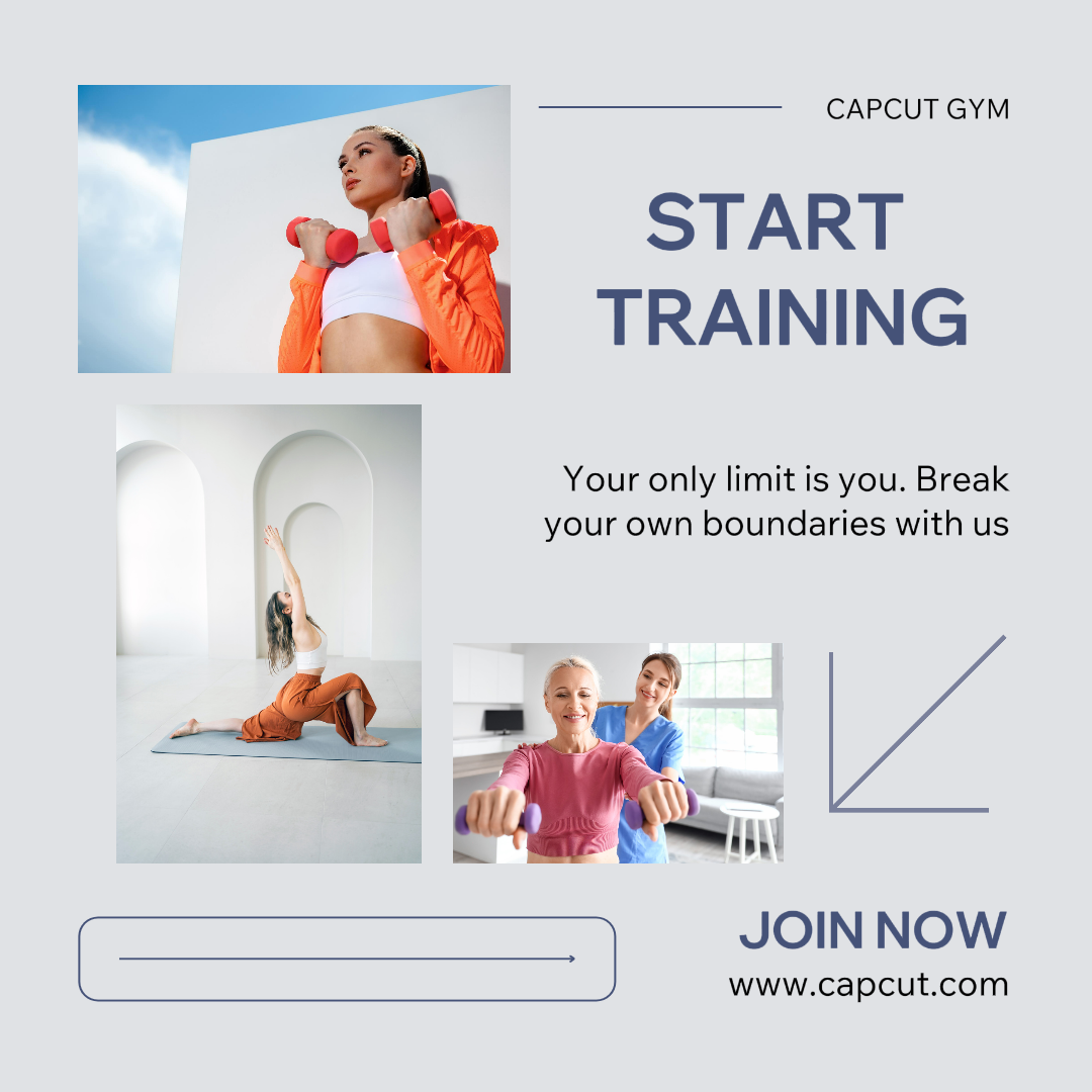 Póster de marketing de entrenamiento y fitness Publicación de Instagram