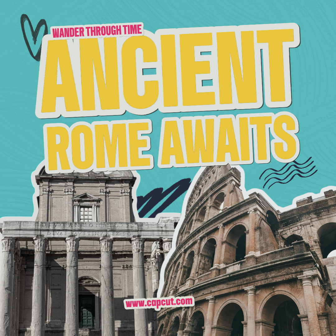 Travel Creative Poster Ancient Rome