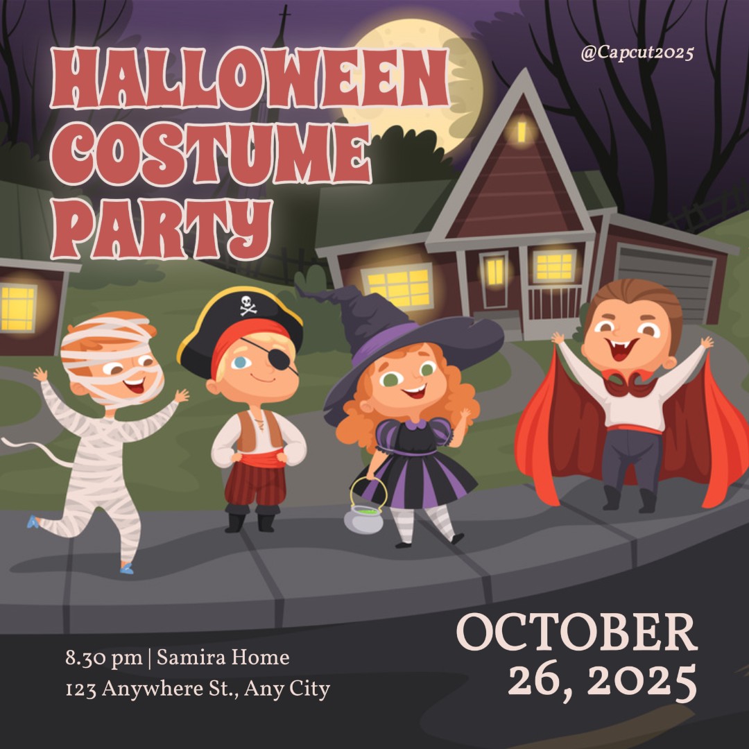 Halloween Costume Party Instagram Post