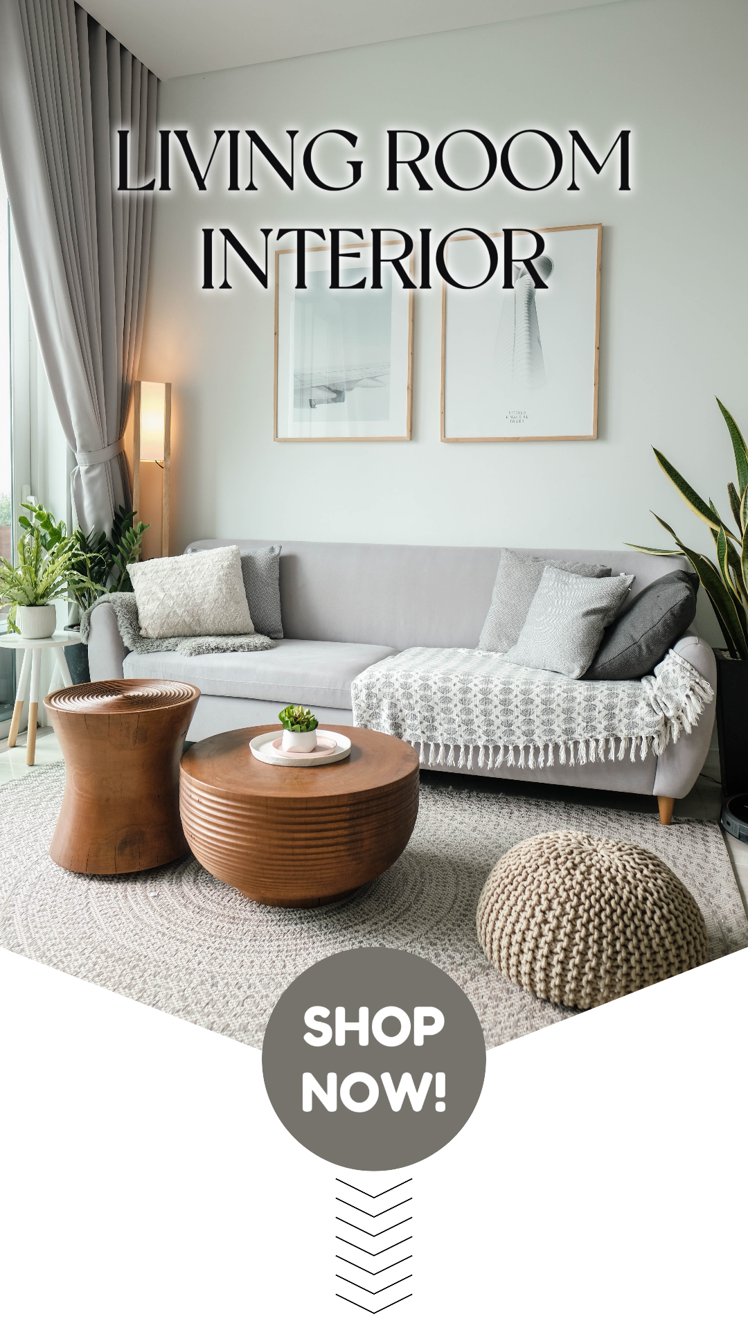 LIVING ROOM INSTAGRAM POST GREY AESTHETIC