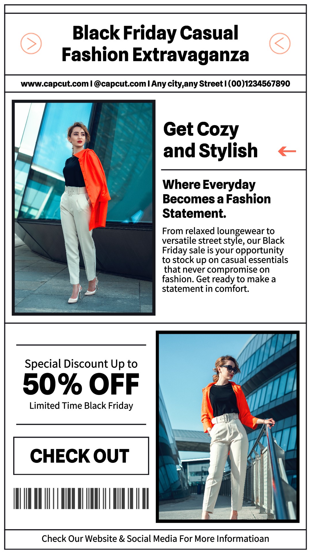 Black Friday Fashion Sale Promo Instagram Story