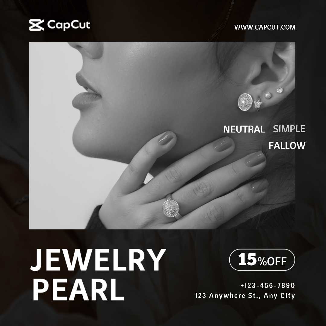 Jewelry Pearl ring showcase business movibe