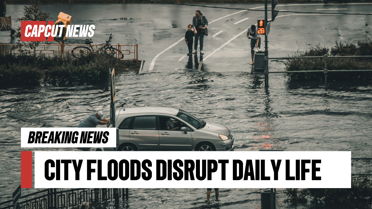 Vignette YouTube Actualités Inondations dans la ville